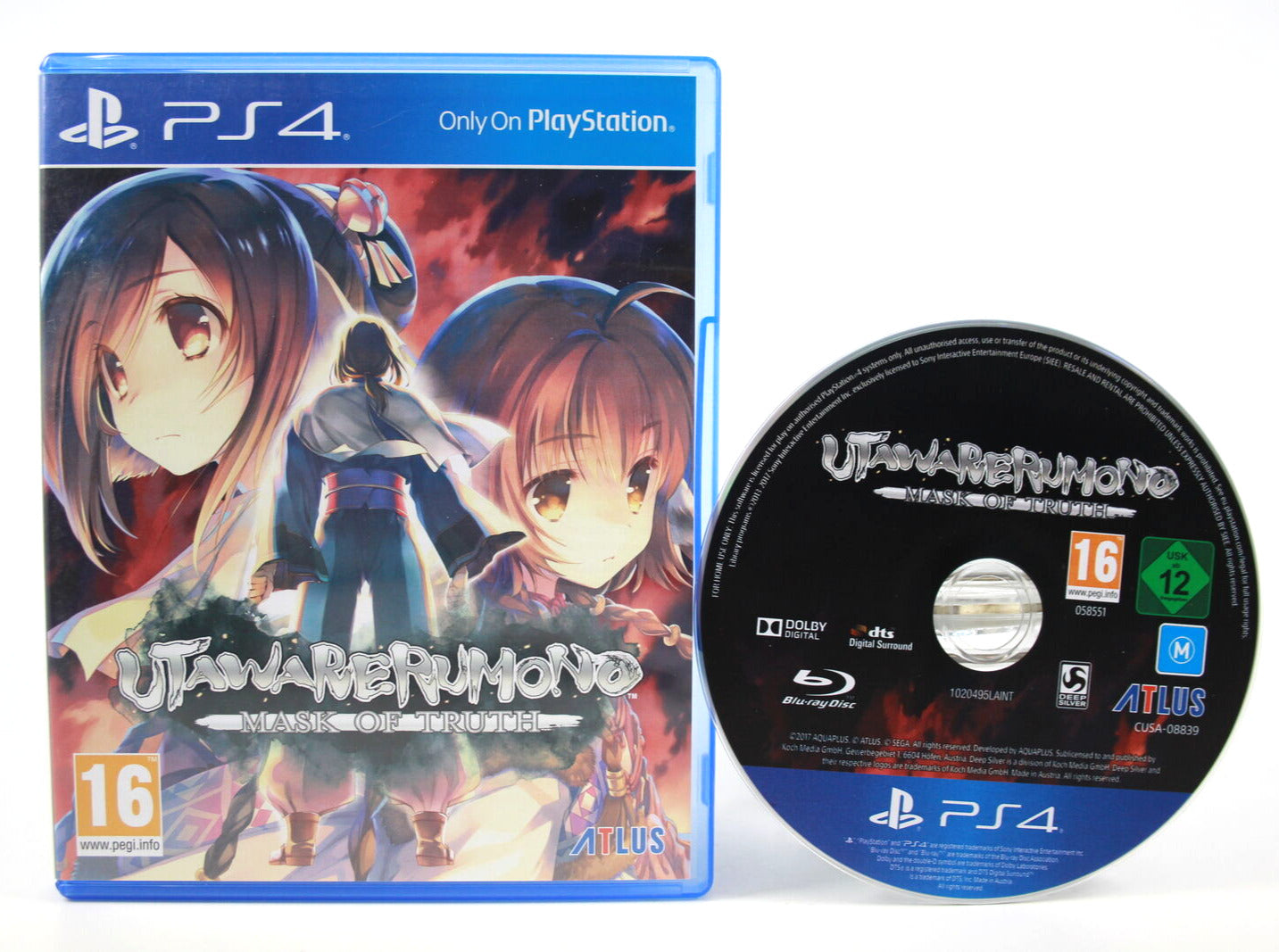Utawarerumono - Mask of Truth (PS4) [PAL] - WITH WARRANTY -