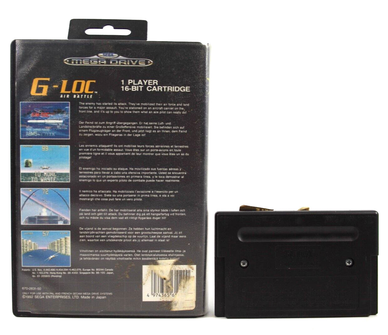 G-LOC Air Battle - SEGA Mega Drive [PAL] - WITH WARRANTY