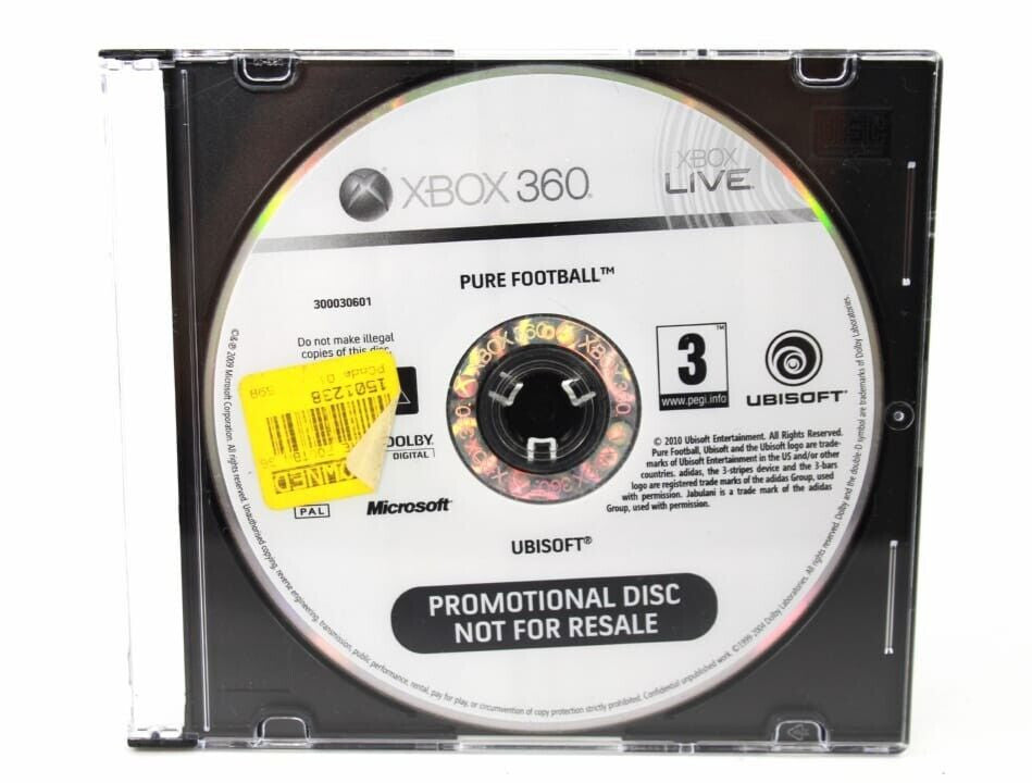 Pure Football Promotional Copy [DISC ONLY] Xbox 360 [PAL] WITH WARRANTY