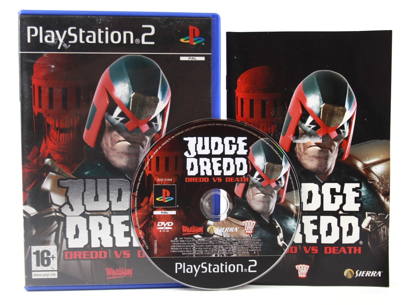 Judge Dredd- Dredd Vs. Death - PlayStation 2 (PS2) [PAL] - WITH WARRANTY