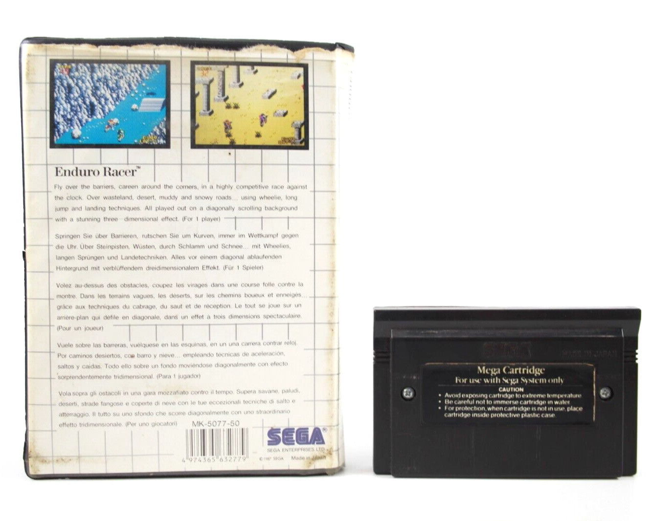 Enduro Racer - SEGA Master System [PAL] - WITH WARRANTY