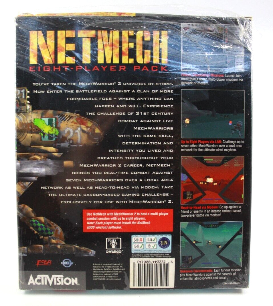 NetMech 8 Eight Player Pack - PC BIG BOX - WITH WARRANTY