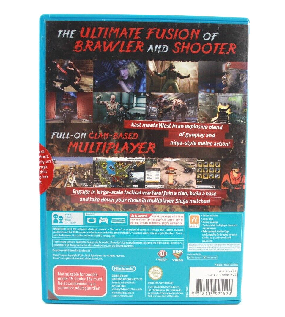 Devils Third - Nintendo Wii U [PAL] - WITH WARRANTY