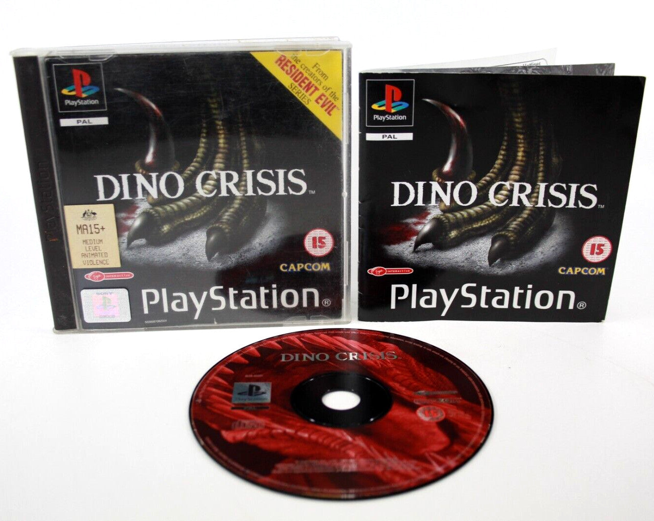 Dino Crisis - PlayStation 1 (PS1) [PAL] - WITH WARRANTY