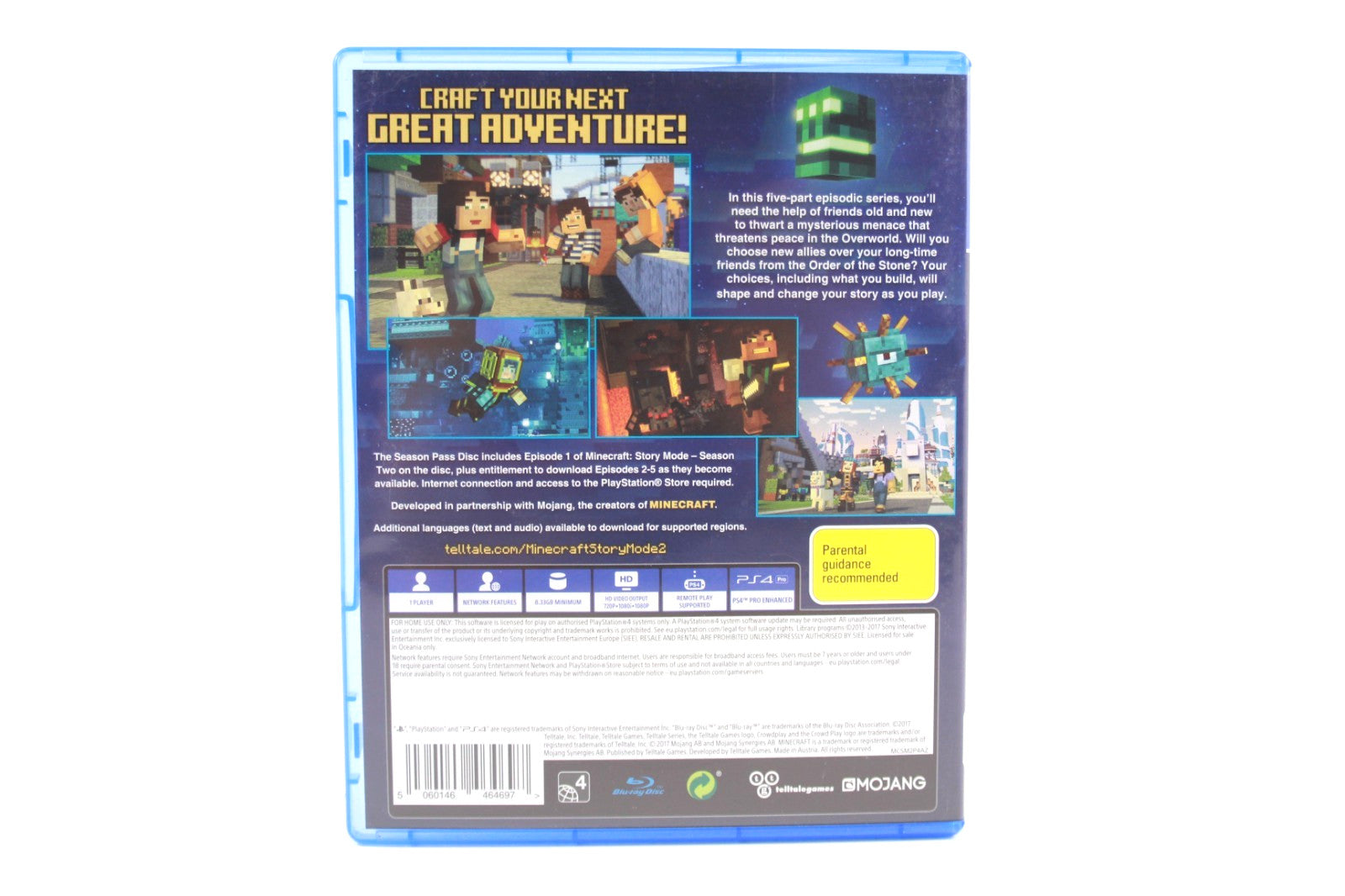 Minecraft Story Mode Season Two - PlayStation 4 (PS4) [PAL] - WITH WARRANTY