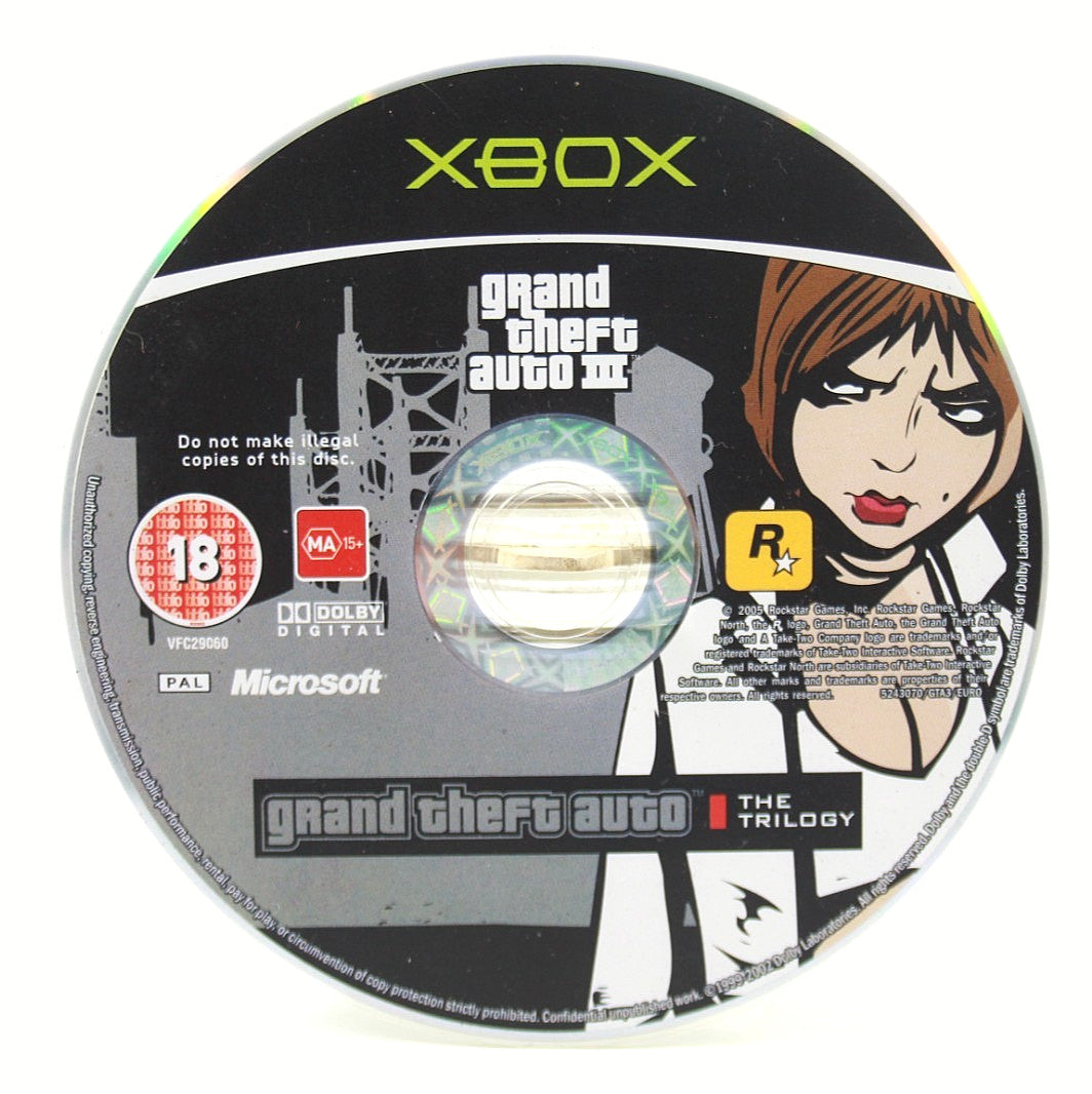 Grand Theft Auto III [DISC ONLY] - Xbox [PAL] - WITH WARRANTY