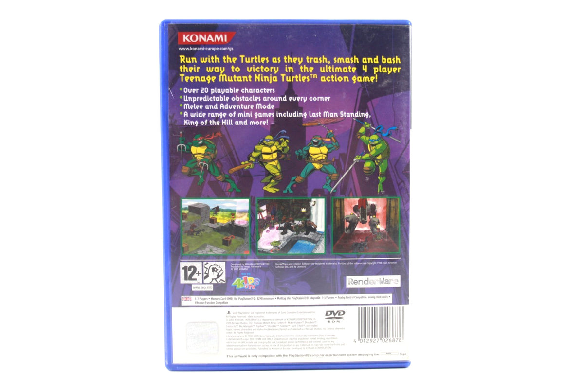 **MINT DISC** Teenage Mutant Ninja Turtles: Mutant Melee (PS2) [Black Label]