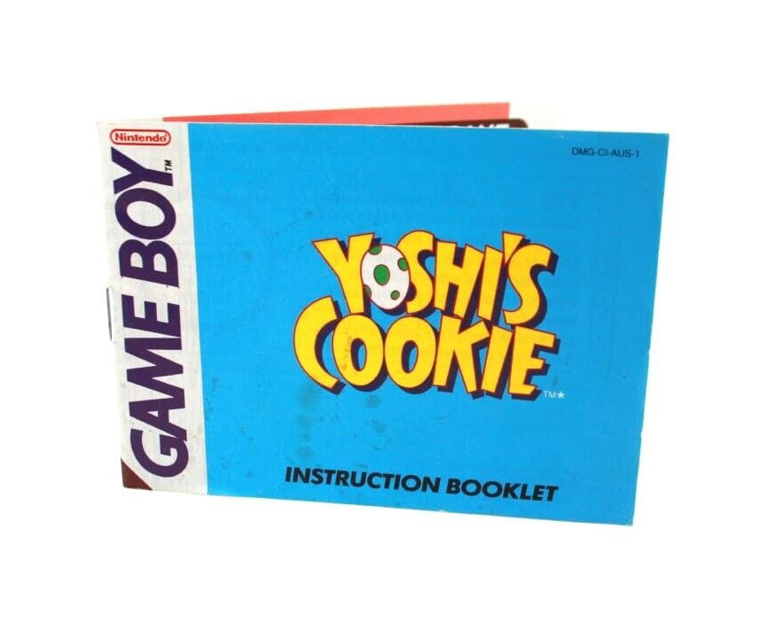 Yoshi’s Cookie - (Nintendo Game Boy) ***Manual Only***