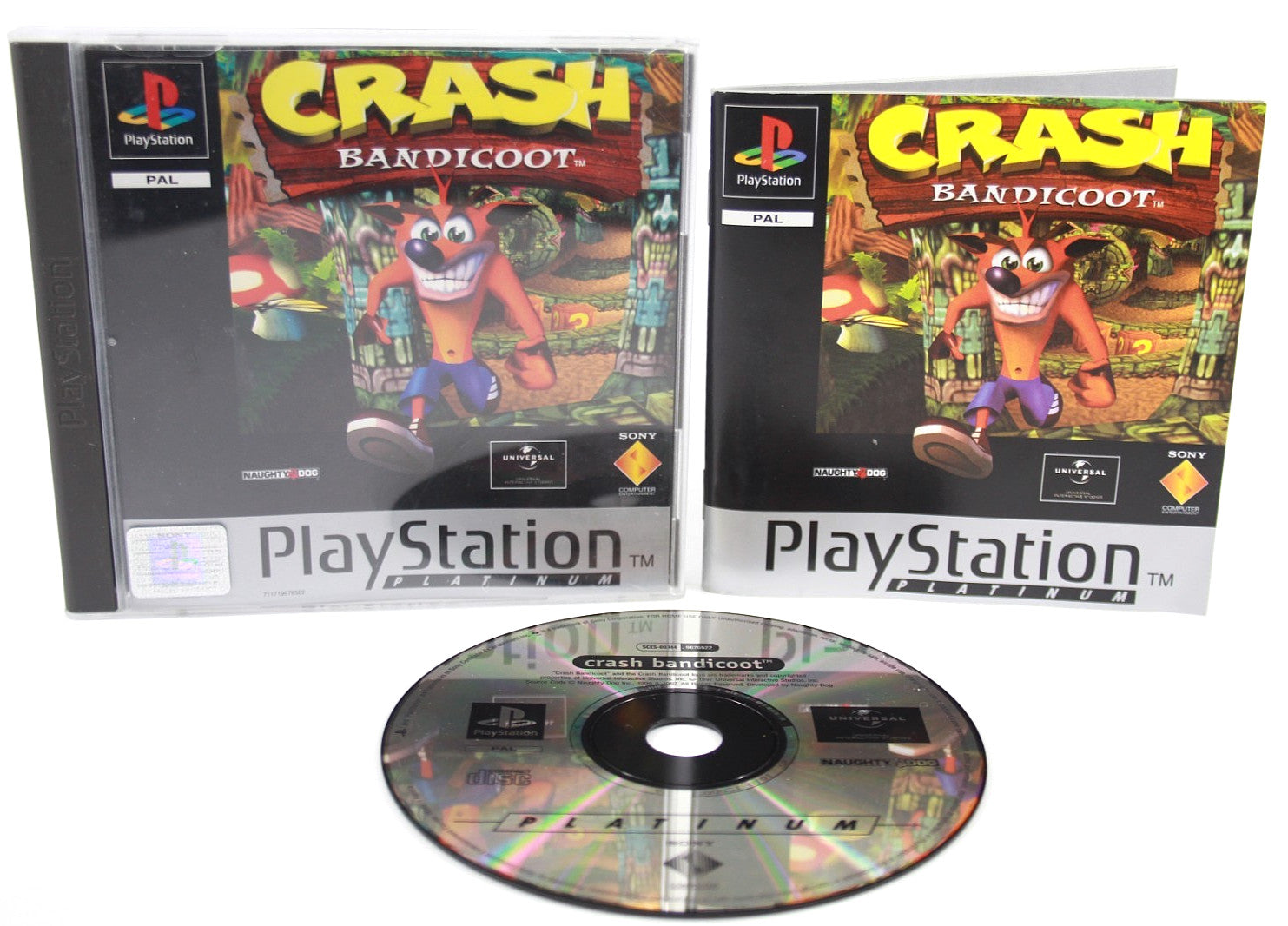 Crash Bandicoot [Platinum] - PlayStation (PS1) [PAL] - WITH WARRANTY
