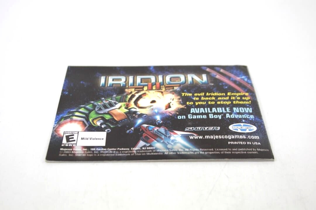 Quad Desert Fury - Nintendo Game Boy Advance (GBA) *MANUAL ONLY* [NTSC-U]