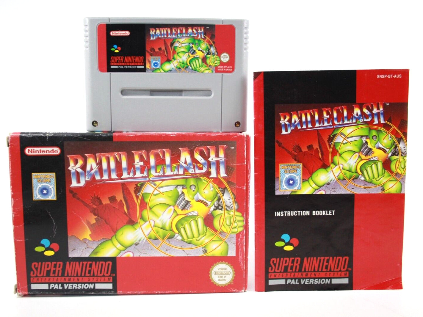 Battle Clash - Super Nintendo (SNES) [PAL] - WITH WARRANTY