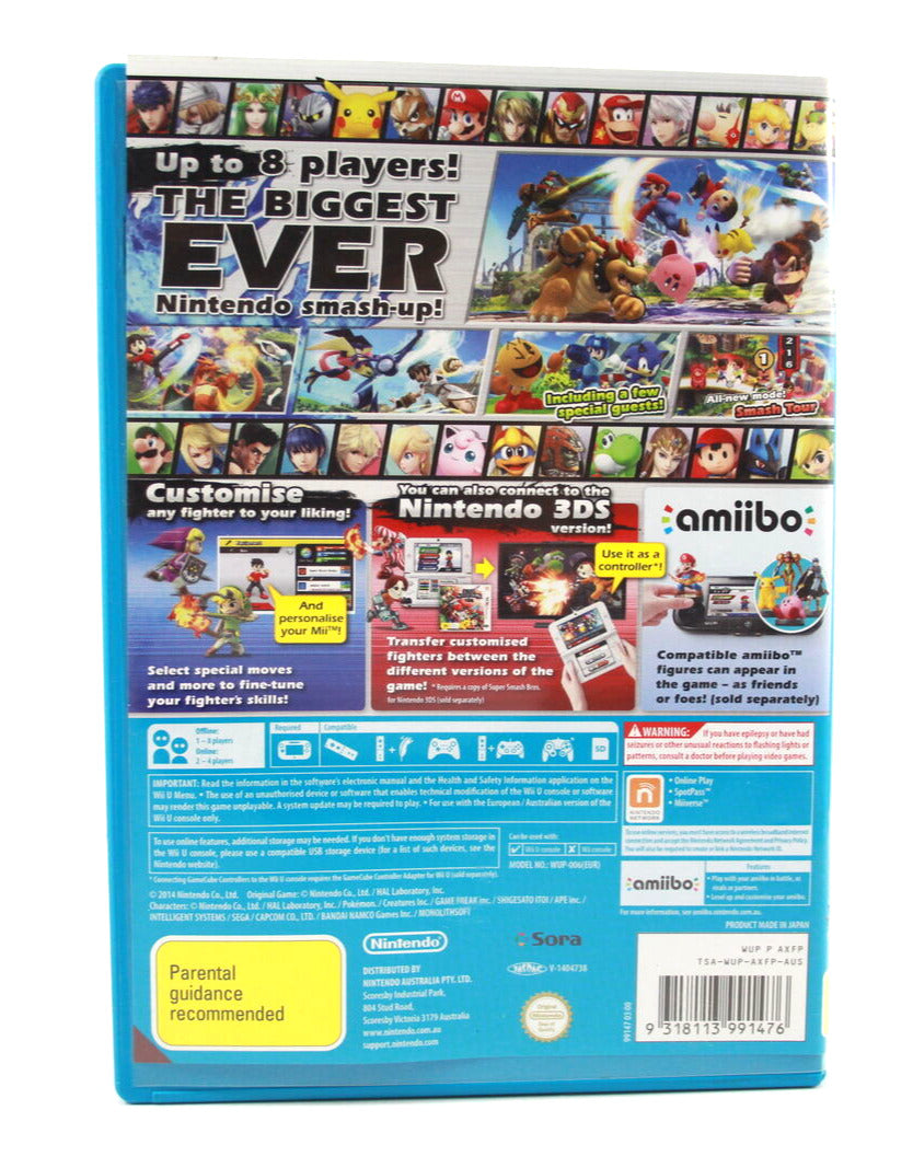 Super Smash Bros. For Wii U (Wii U) [PAL] - WITH WARRANTY - Bros