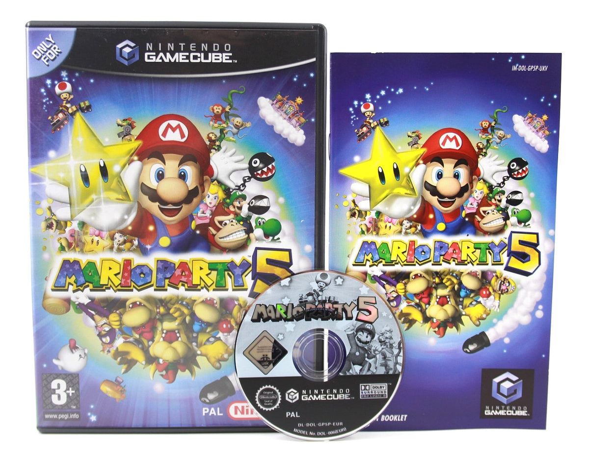 **MINT DISC** Mario Party 5 (GameCube) [PAL] - WITH WARRANTY