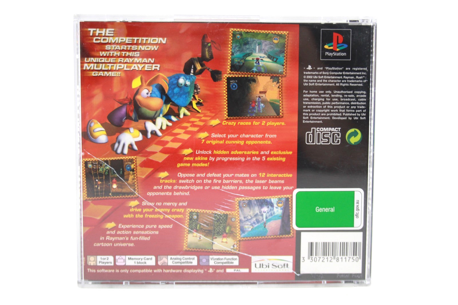 Rayman Rush - PlayStation (PS1) [PAL] - WITH WARRANTY