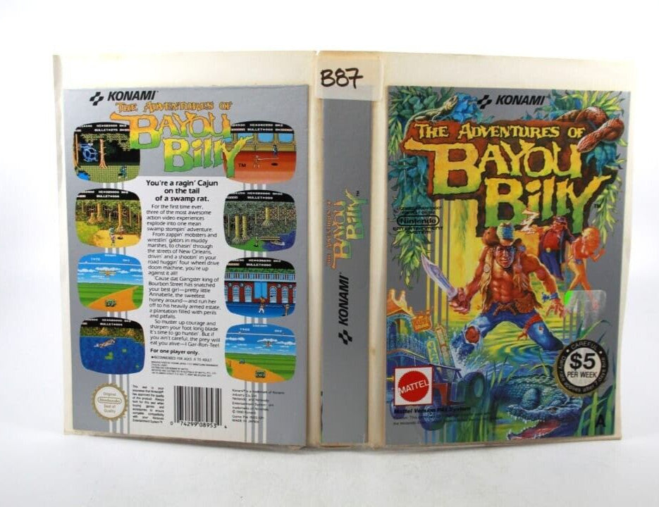 The Adventures of Bayou Billy - Nintendo Entertainment System (NES) [PAL] ***BOX