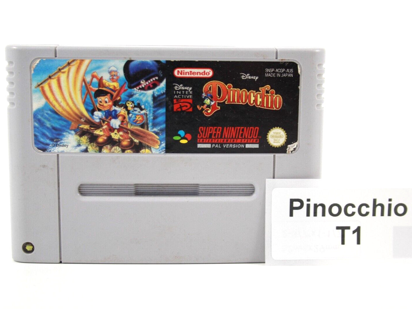 Pinocchio [CART ONLY] - Super Nintendo (SNES) [PAL] - WITH WARRANTY