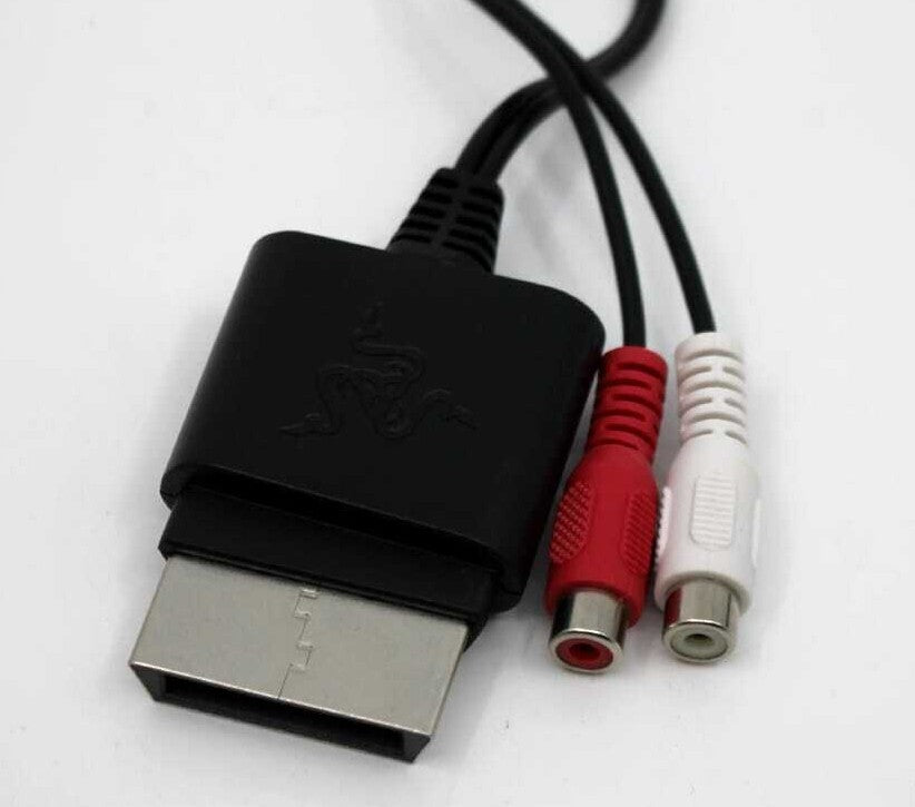 Genuine Razer Analog RCA Audio Adapter for XBOX 360