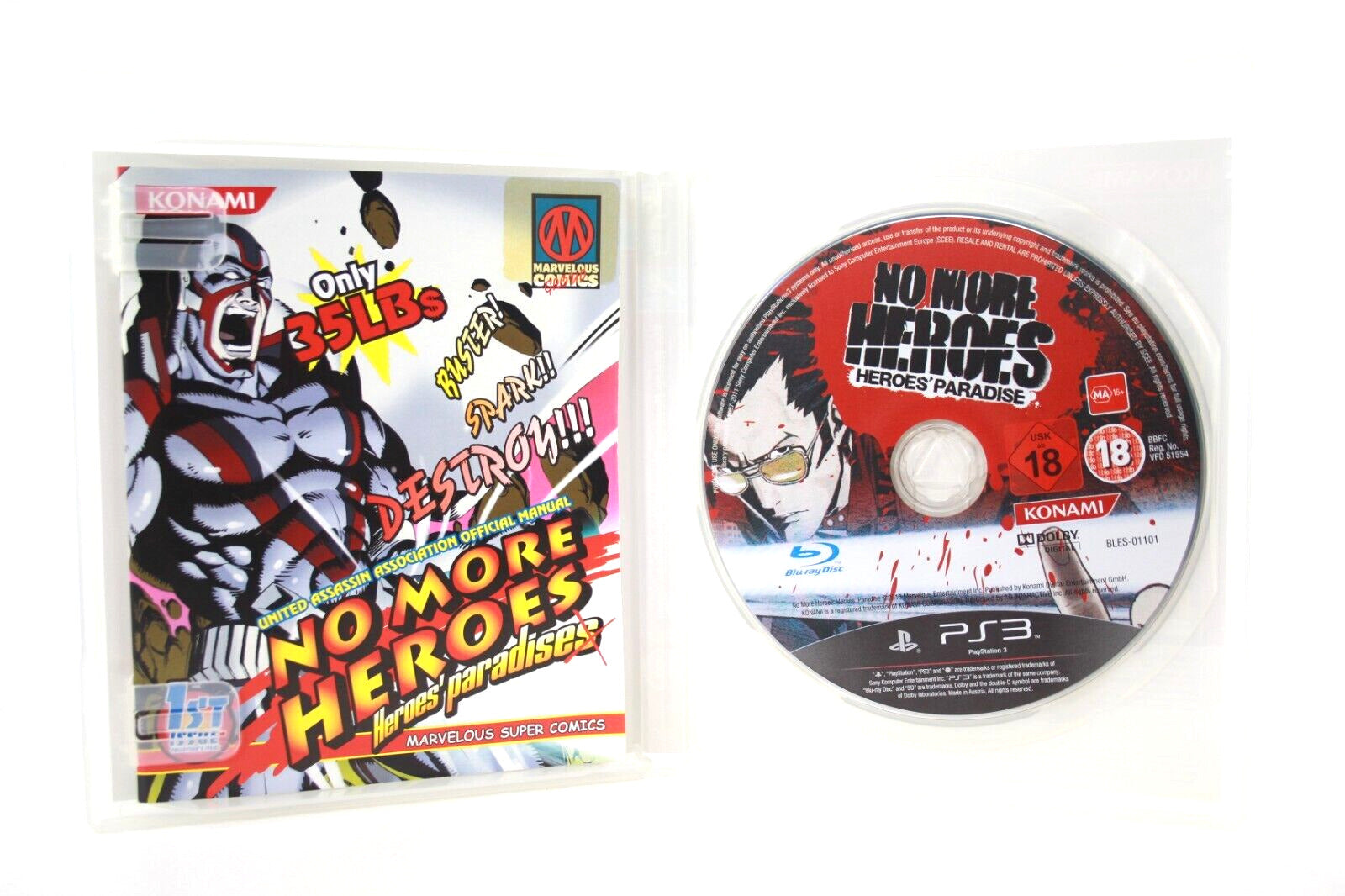 No More Heroes: Heroes Paradise - PlayStation 3 (PS3) [PAL] - WITH WARRANTY