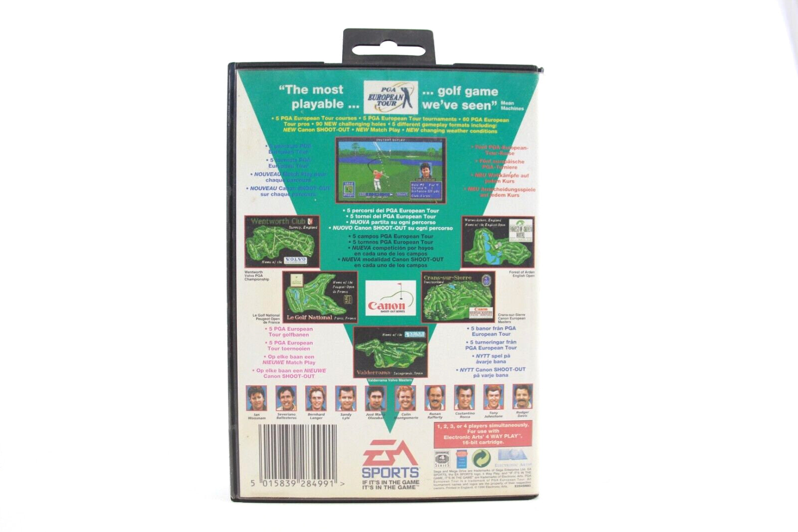 PGA European Tour - SEGA Genesis [NTSC-U] - WITH WARRANTY