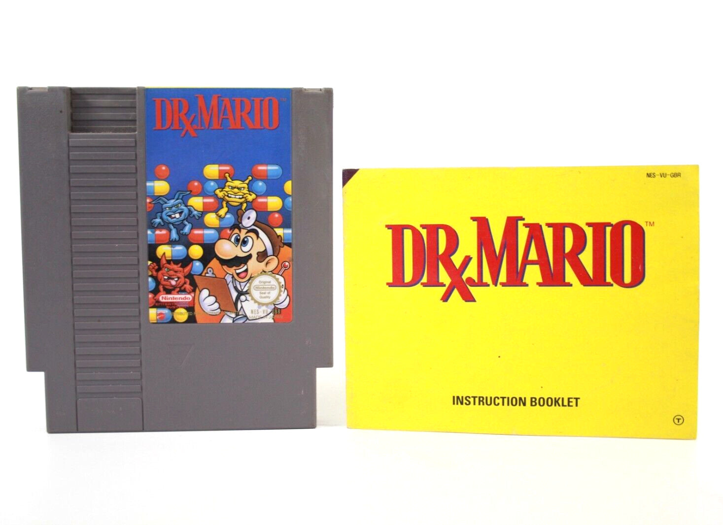 Dr. Mario + Manaul - Nintendo Entertainment System (NES) [PAL] - WITH WARRANTY