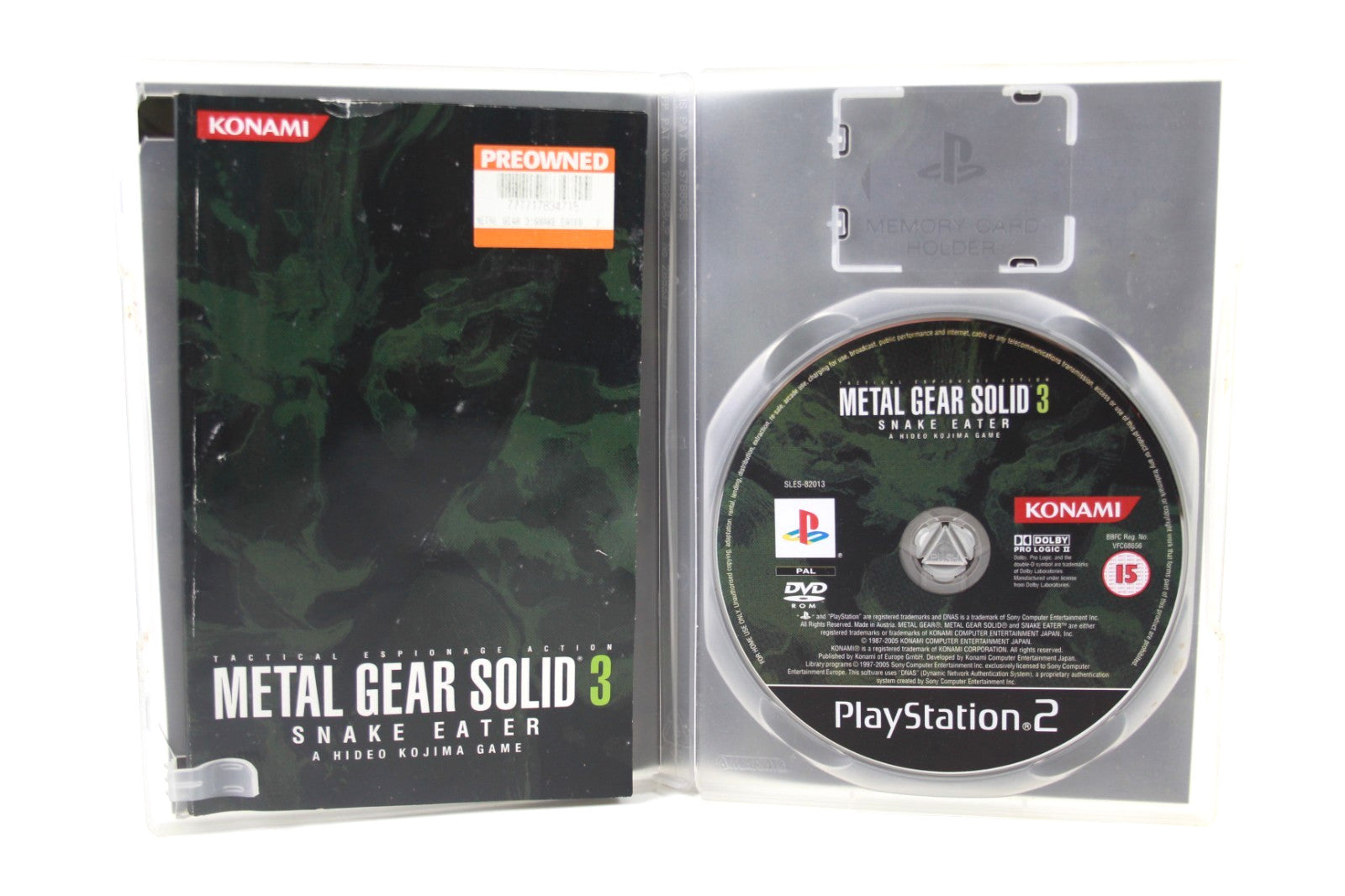 Metal Gear Solid 3: Snake Eater - PlayStation 2 (PS2) [PAL] - WITH WARRANTY