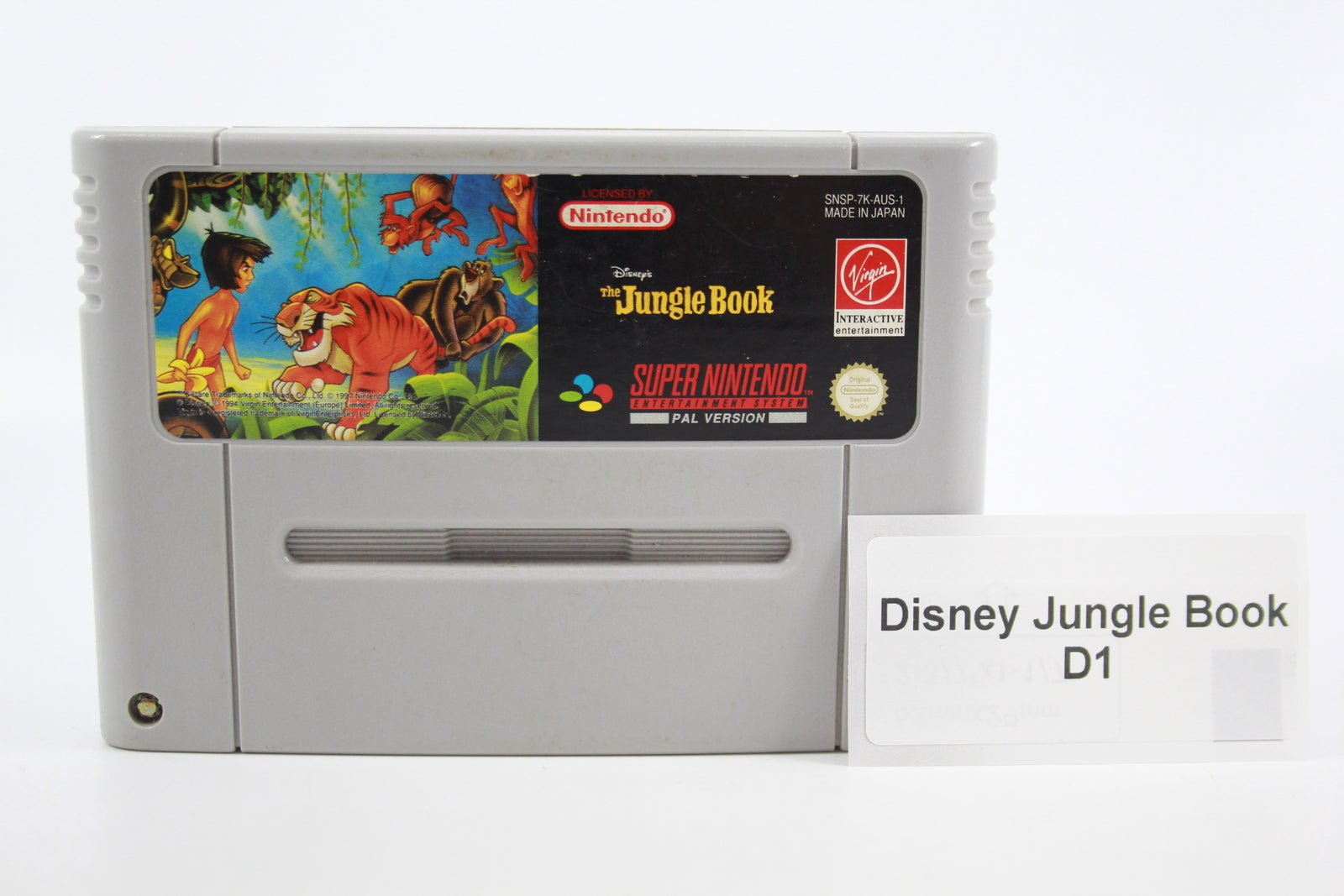 Disney's The Jungle Book (SNES) [PAL] - WITH WARRANTY - Disneys
