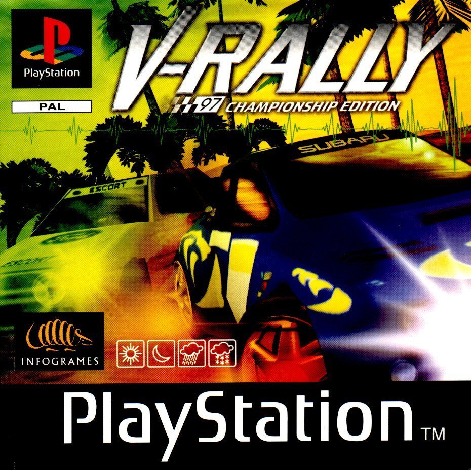 V-Rally: Championship Edition [DISC ONLY] (PS1) [PAL] - WITH WARRANTY - VRally: