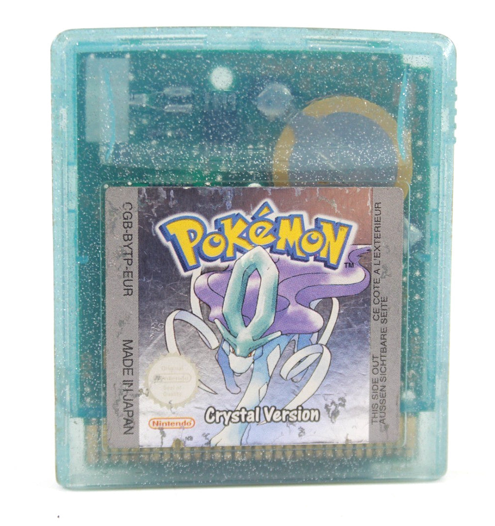 100% Genuine, Pokémon Crystal - Nintendo Game Boy Color [NEW CLOCK BATTERY]