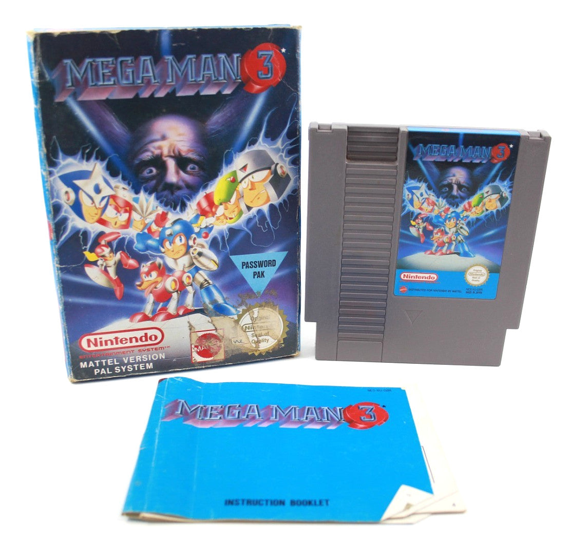 Mega Man 3 - Nintendo Entertainment System (NES) [PAL] - WITH WARRANTY