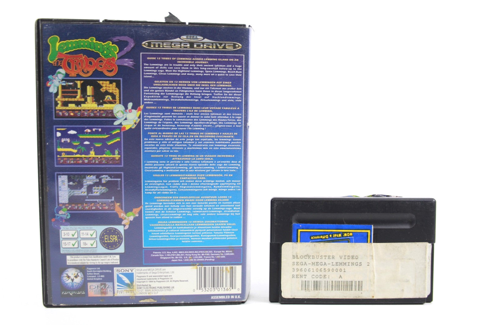 Lemmings The Tribes - SEGA Mega Drive [PAL] - WITH WARRANTY