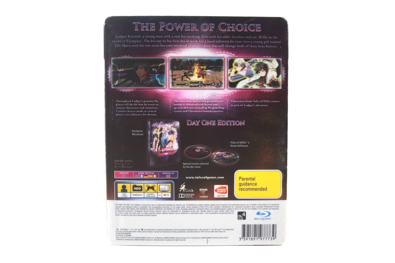 Tales of Xillia 2: Day One Edition- PlayStation 3 (PS3) [PAL] - WITH WARRANTY