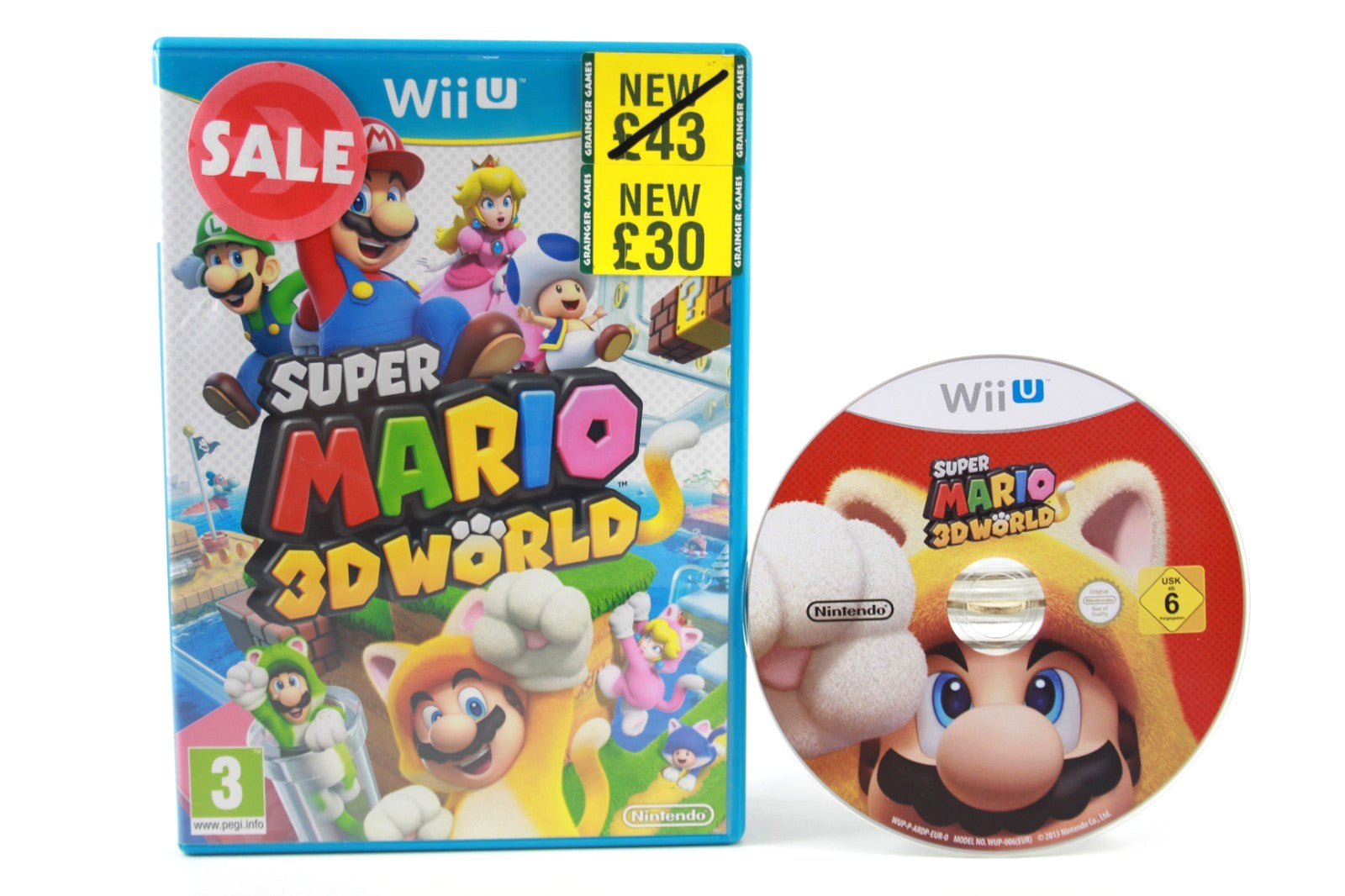 Super Mario 3D World - Nintendo Wii U [PAL] - WITH WARRANTY