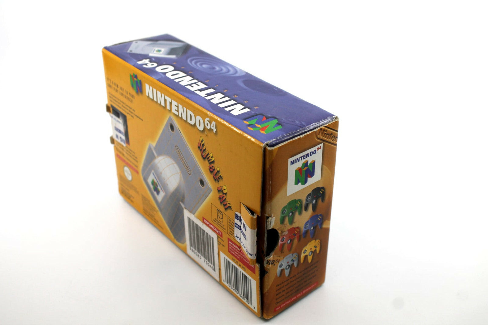 Genuine, Official Rumble Pak for N64 - BOXED w/ Insert