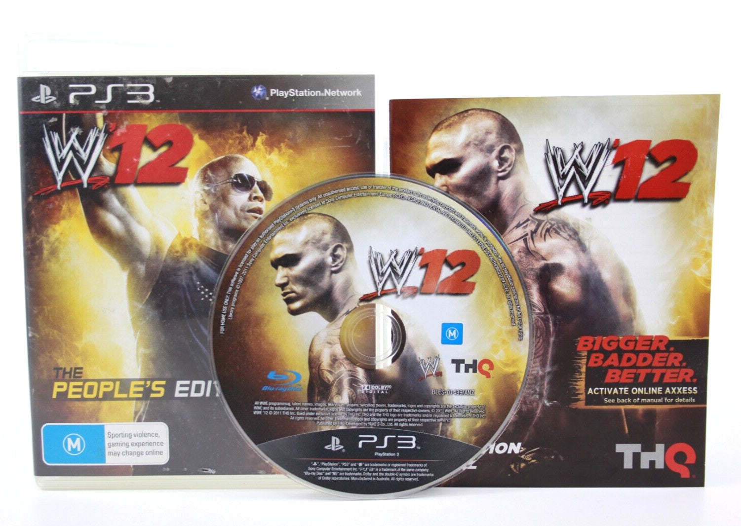 WWE 12: The People's Edition - PlayStation 3 (PS3) [PAL] - WITH WARRANTY