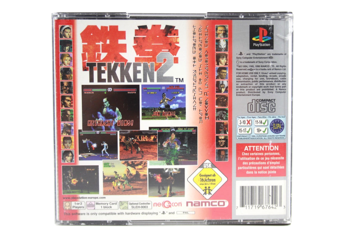 **MINT DISC** Tekken 2 (PS1) [PAL] - WITH WARRANTY [Platinum]