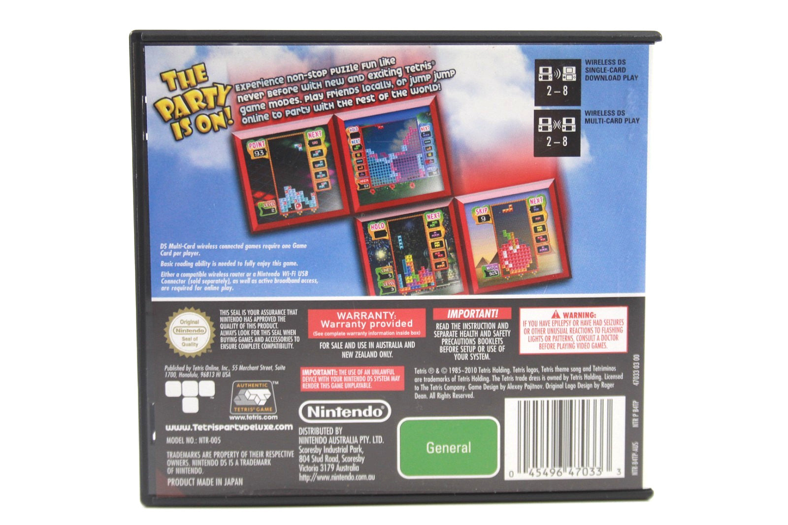 Tetris Party Deluxe - Nintendo DS [PAL] - WITH WARRANTY