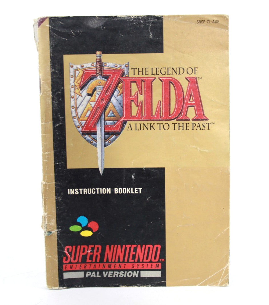 The Legend of Zelda: A Link to the Past - Super Nintendo (SNES) [MANUAL ONLY]