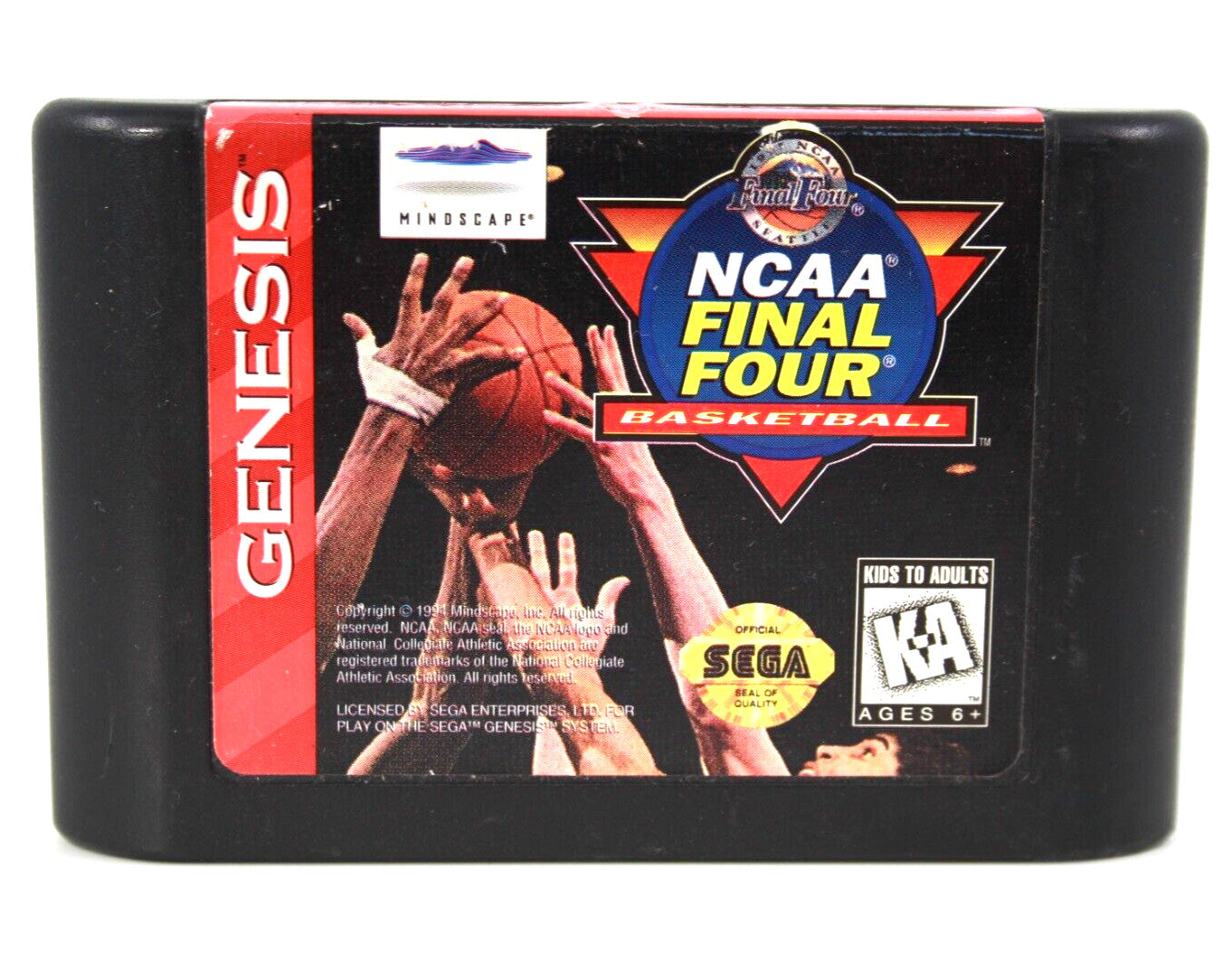 NCAA Final Four Basketball [CART ONLY] - SEGA Genesis [NTSC-U] - WITH WARRANTY