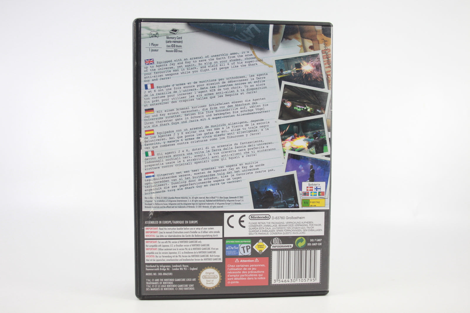 Men In Black II Alien Escape (GameCube) [PAL] - WITH WARRANTY