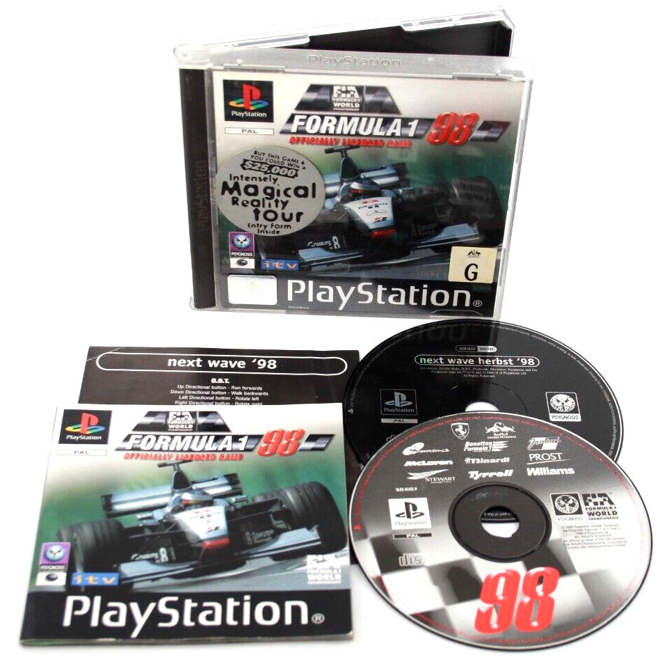 Formula 1 '98 - Next Wave Herbst Demo (PS1) [PAL] - WITH WARRANTY - 98