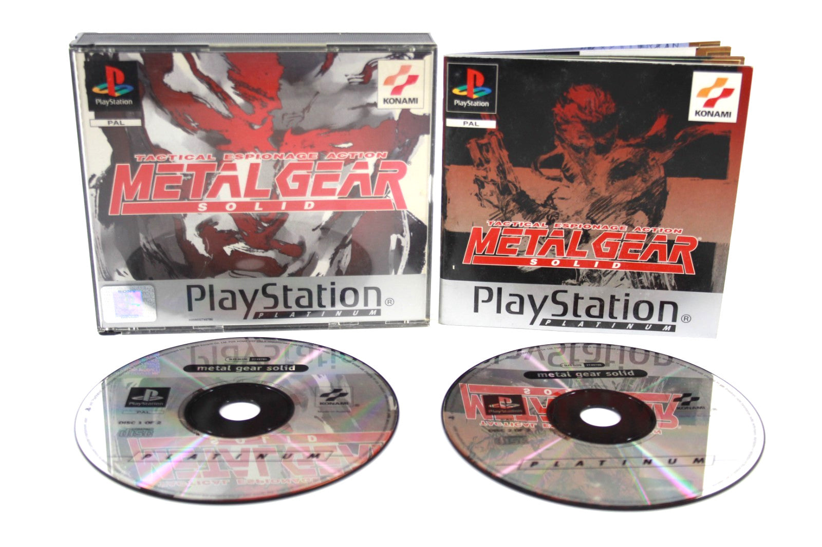 Metal Gear Solid [Platinum] - PlayStation 1 (PS1) [PAL] - WITH WARRANTY