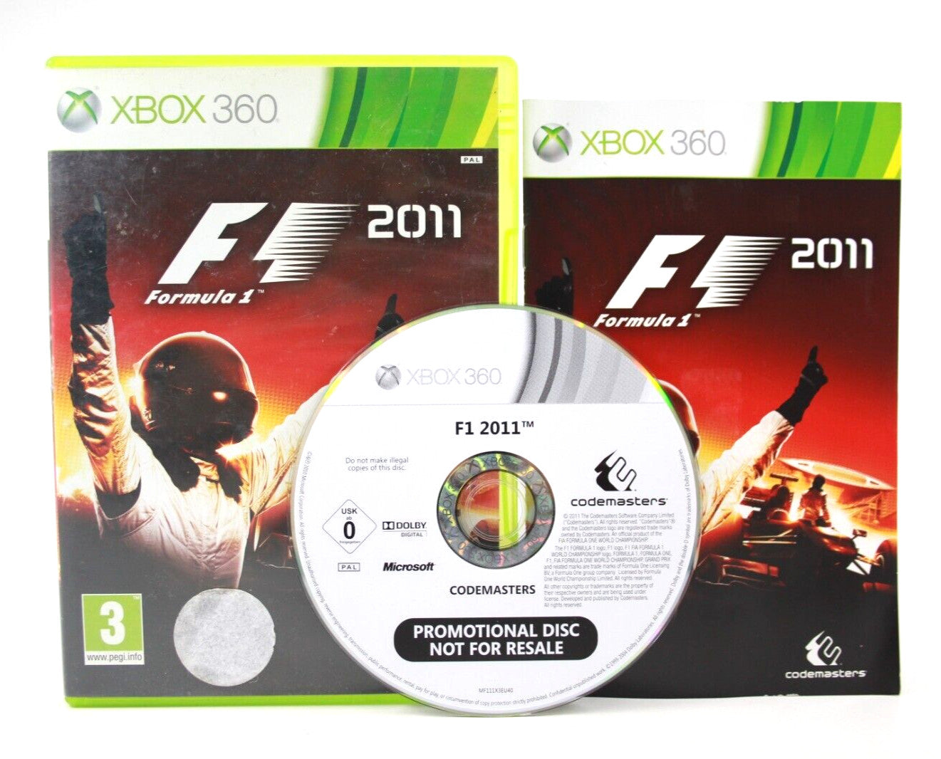 F1 2011 [PROMO DISC] - Xbox 360 [PAL] - WITH WARRANTY