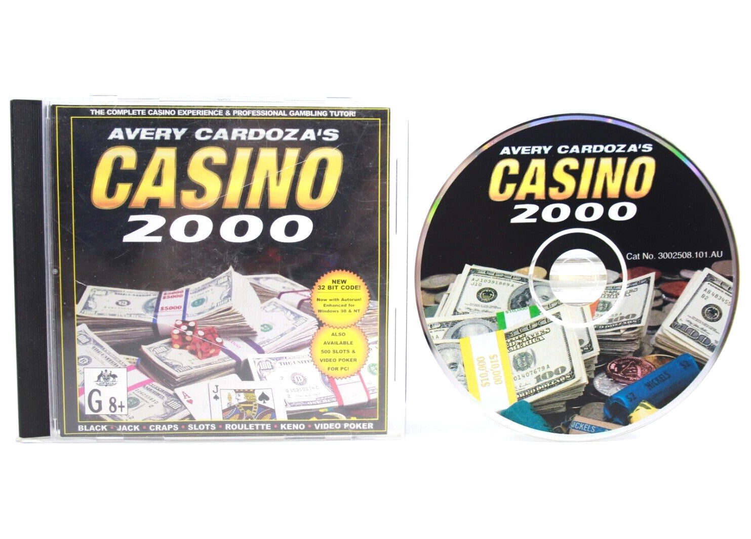 Avery Cardoza's Casino 2000 - PC CD-ROM - WITH WARRANTY