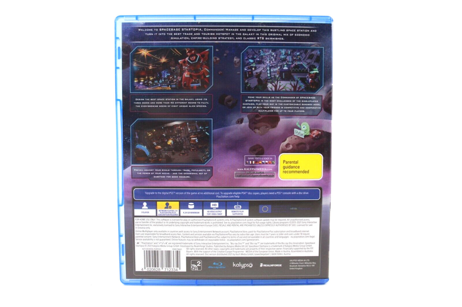 Spacebase Startopia - PlayStation 4 (PS4) [PAL] - WITH WARRANTY