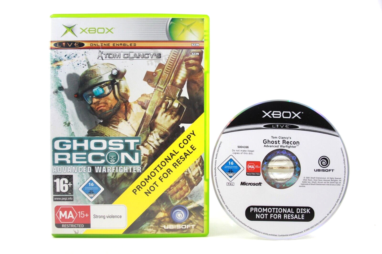 Tom Clancy's Ghost Recon Advanced Warfighter - PROMO COPY (Xbox) [PAL] - WIT