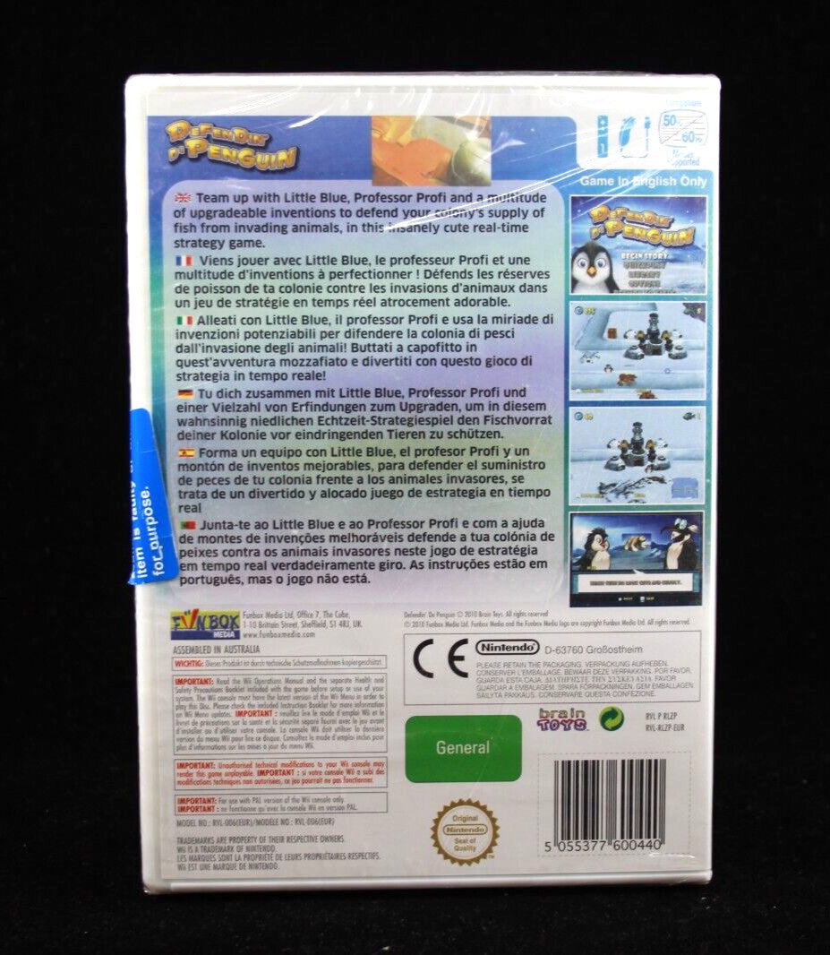 Defendin De Penguin - Nintendo Wii [PAL] **BRAND NEW/SEALED**