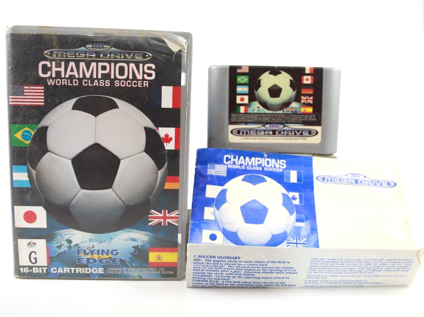 Champions World Class Soccer - SEGA Mega Drive [PAL] - WITH WARRANTY