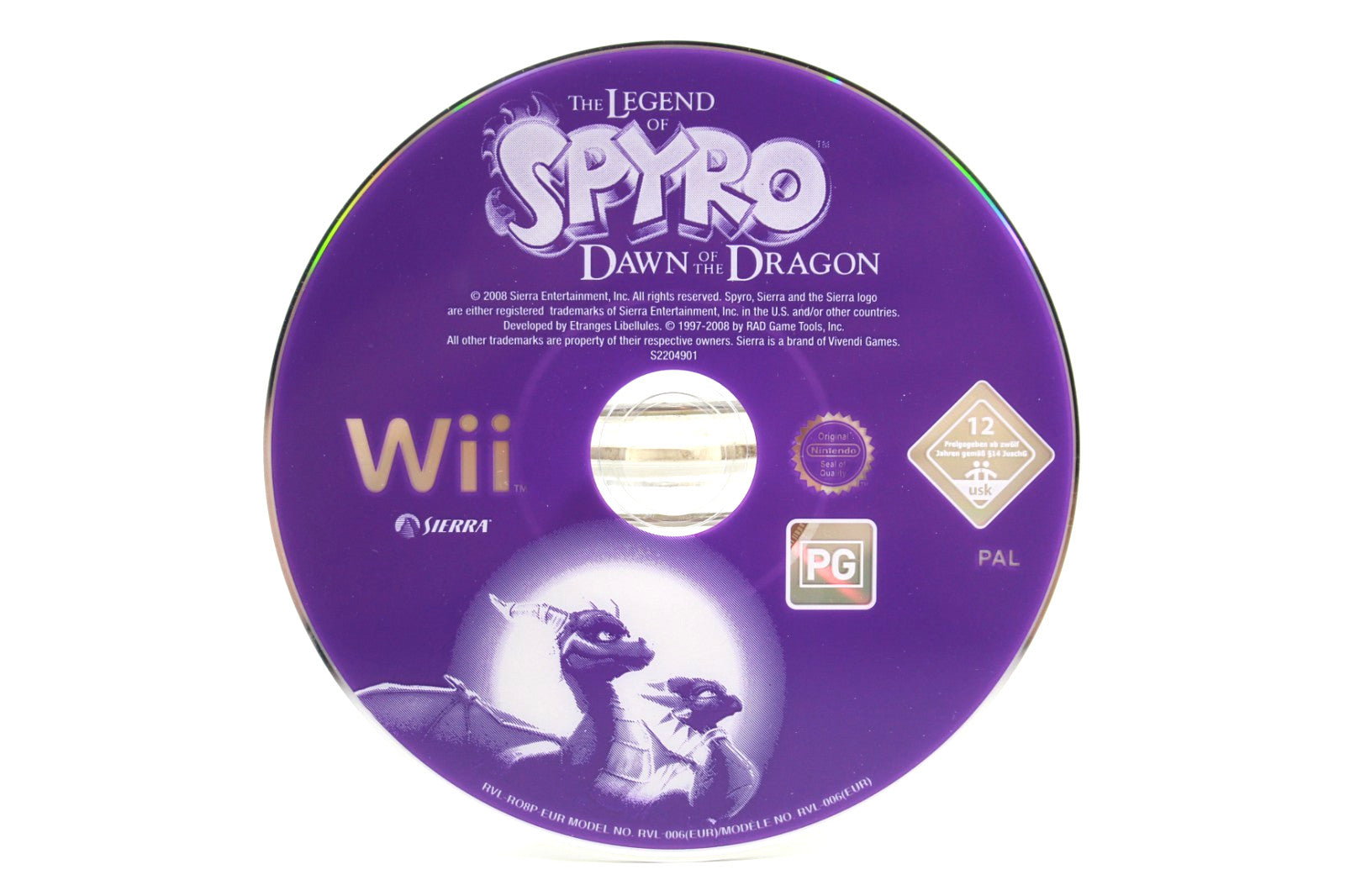 The Legend of Spyro Dawn of the Dragon [DISC ONLY] - Nintendo Wii [PAL]
