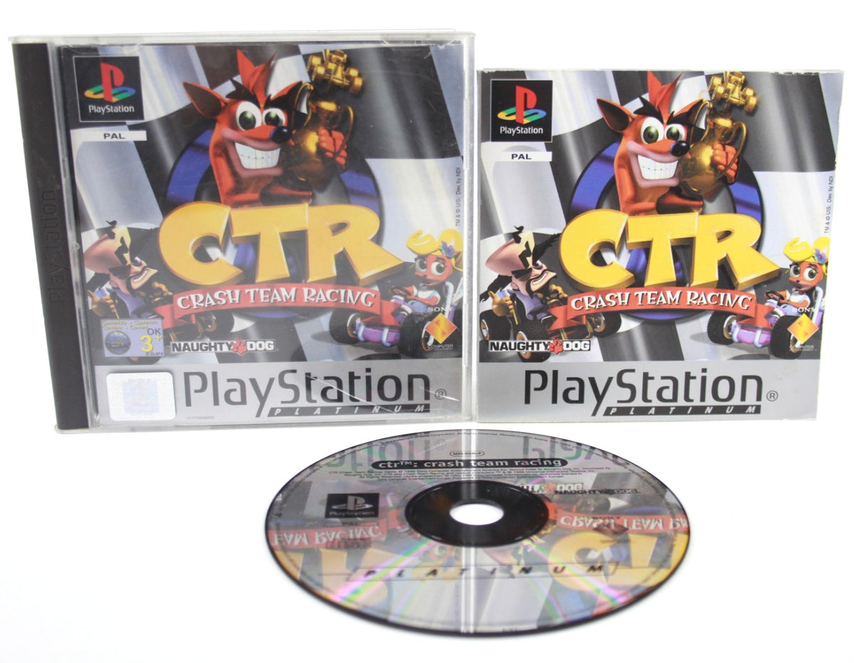 **MINT DISC** CTR: Crash Team Racing (PS1) [PAL] - WITH WARRANTY [Platinum]