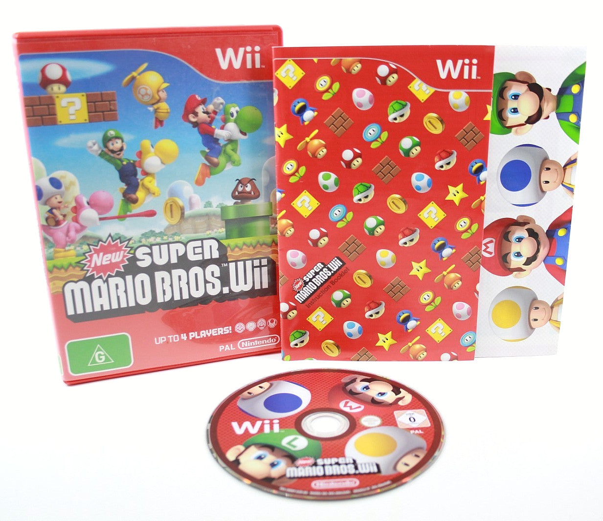 New Super Mario Bros - Nintendo Wii [PAL] - WITH WARRANTY
